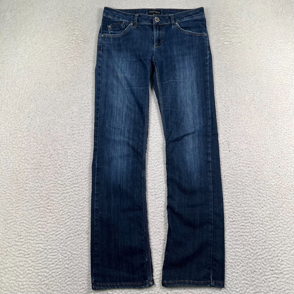Emporio Armani Jeans Men's 27x30 Slim Low Rise Dark Wash Stretch Denim‎ J11 Blue